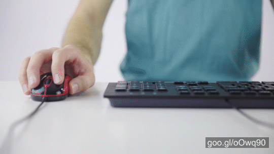 Stock footage of Person Working With Keyboard And Mouse 4K
